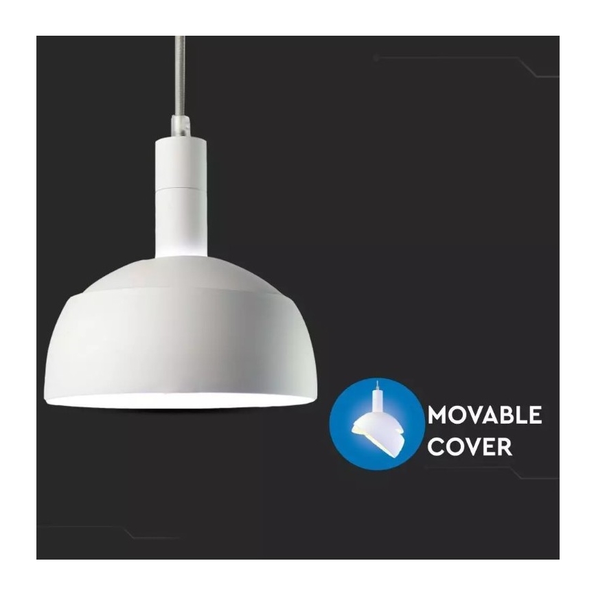 Lustră pe cablu 1xE14/60W/230V albă