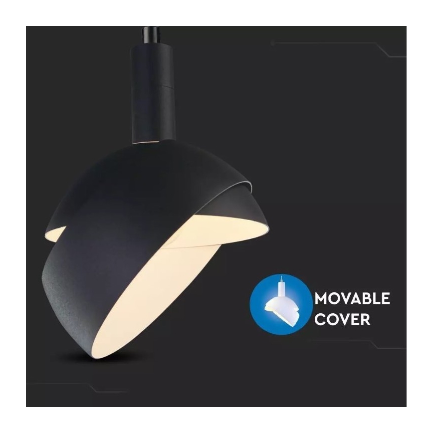 Lustră pe cablu 1xE14/60W/230V neagră