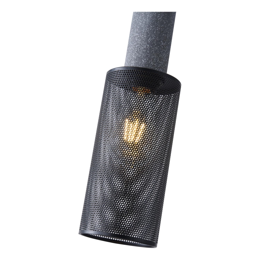 Lustră pe cablu 1xE27/40W/230V negru