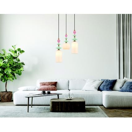 Lustră pe cablu 1xE27/40W/230V Zambelis 22078