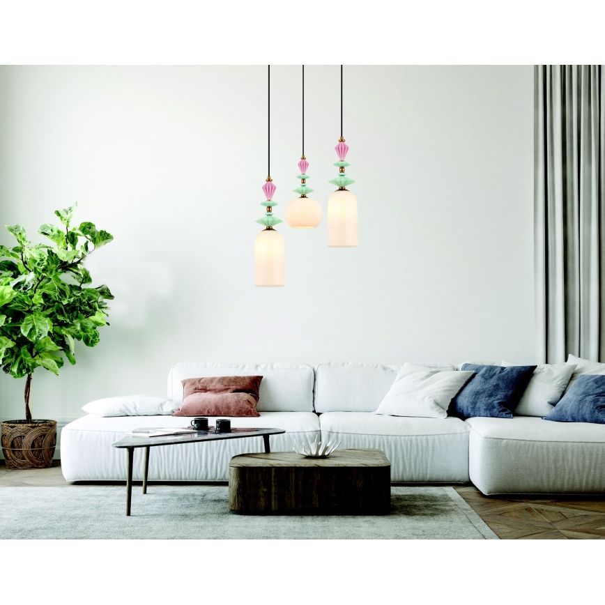 Lustră pe cablu 1xE27/40W/230V Zambelis 22078