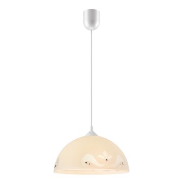 Lustră pe cablu 1xE27/60W/230V floare