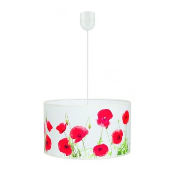 Lustră pe cablu 1xE27/60W/230V flori