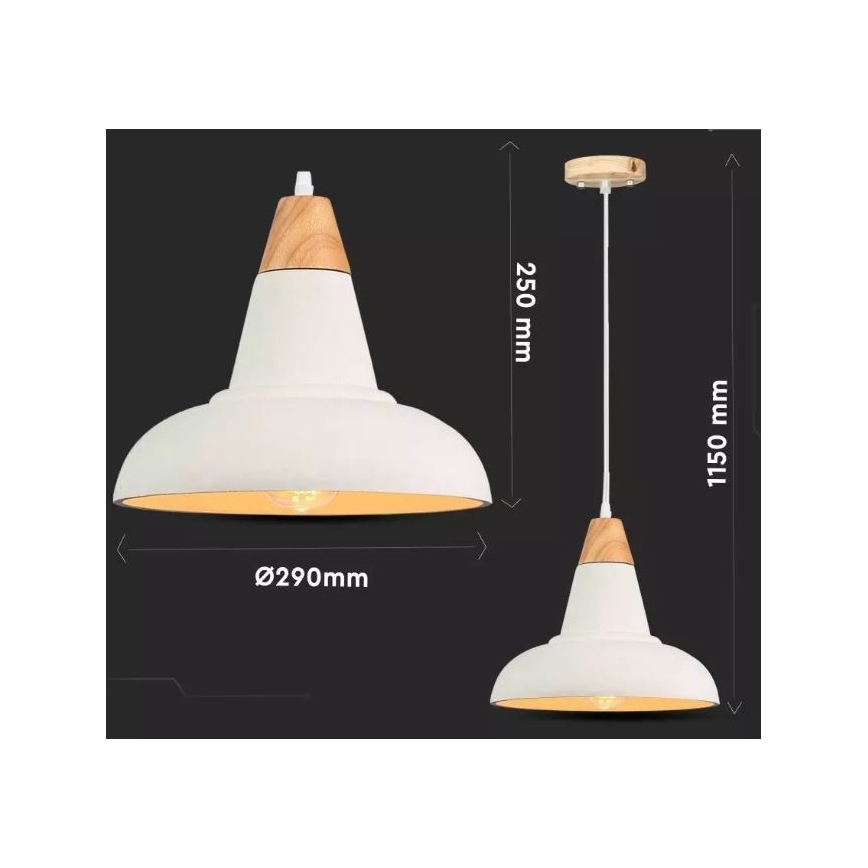 Lustră pe cablu 1xE27/60W/230V