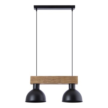 Lustră pe cablu 2xE27/60W/230V