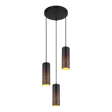 Lustră pe cablu 3xE27/40W/230V Globo