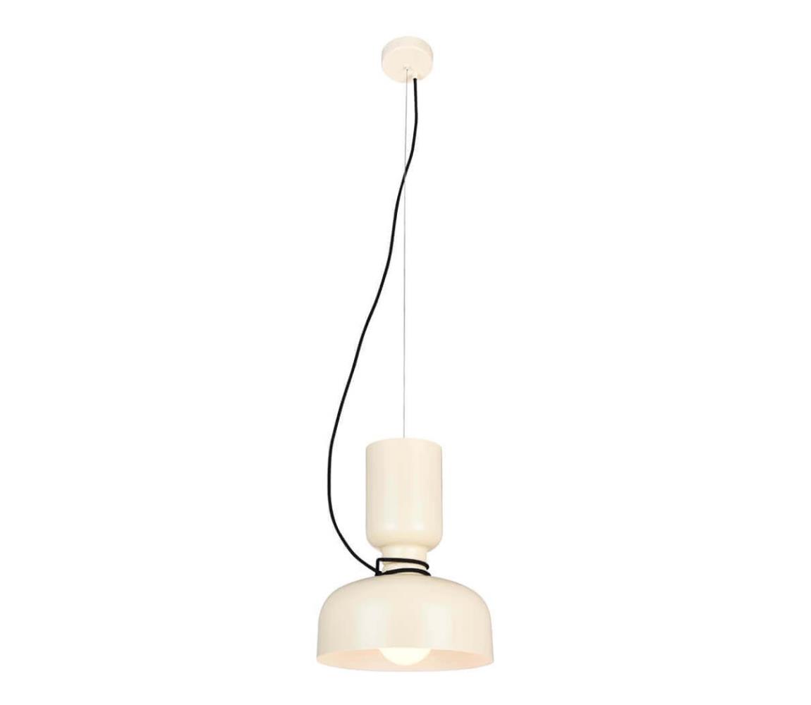 Lustră pe cablu ABEL 2xE27/11W/230V d. 28 cm crem  111101