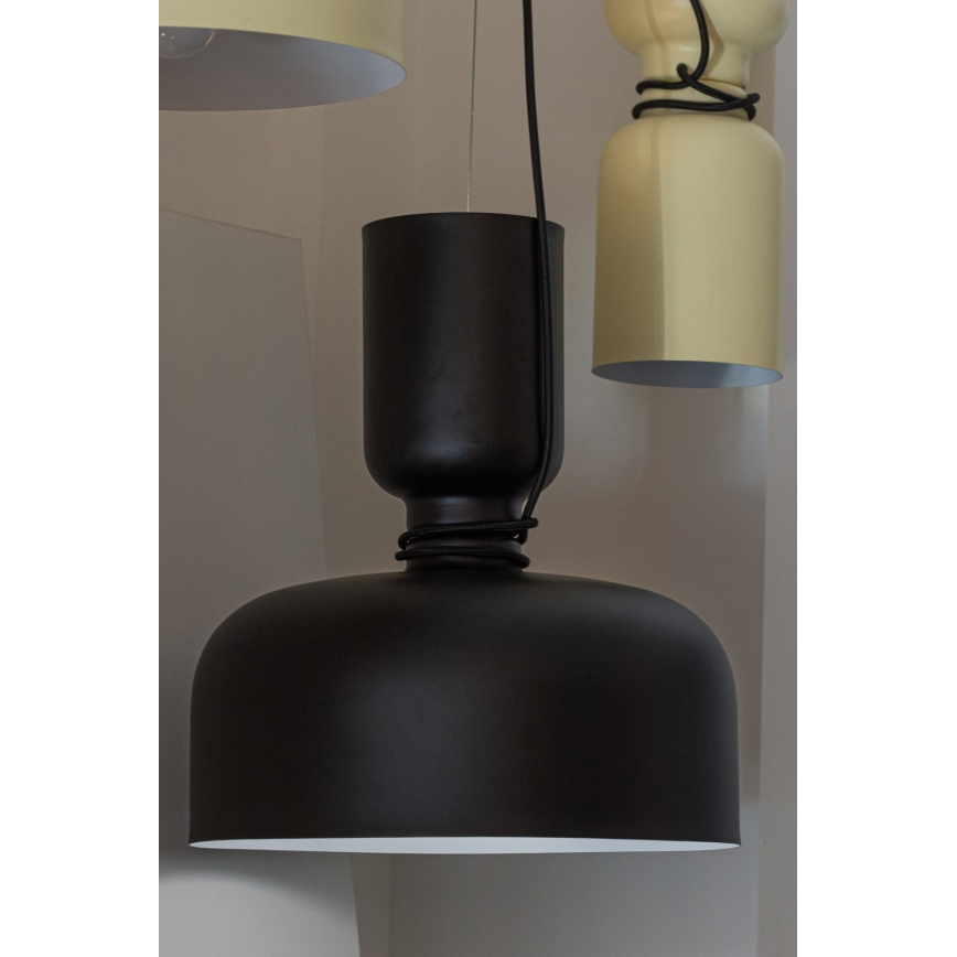 Lustră cablu ABEL 2xE27/11W/230V d. 28 cm neagră 