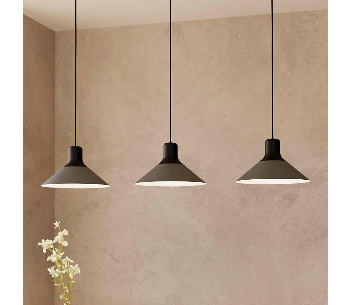 Lustră pe cablu ABREOSA 3xE27/28W/230V Eglo 99512