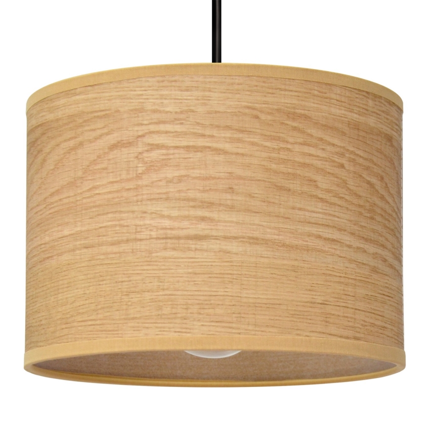 Lustră pe cablu ALBA 1xE27/15W/230V d. 20 cm maro/negru