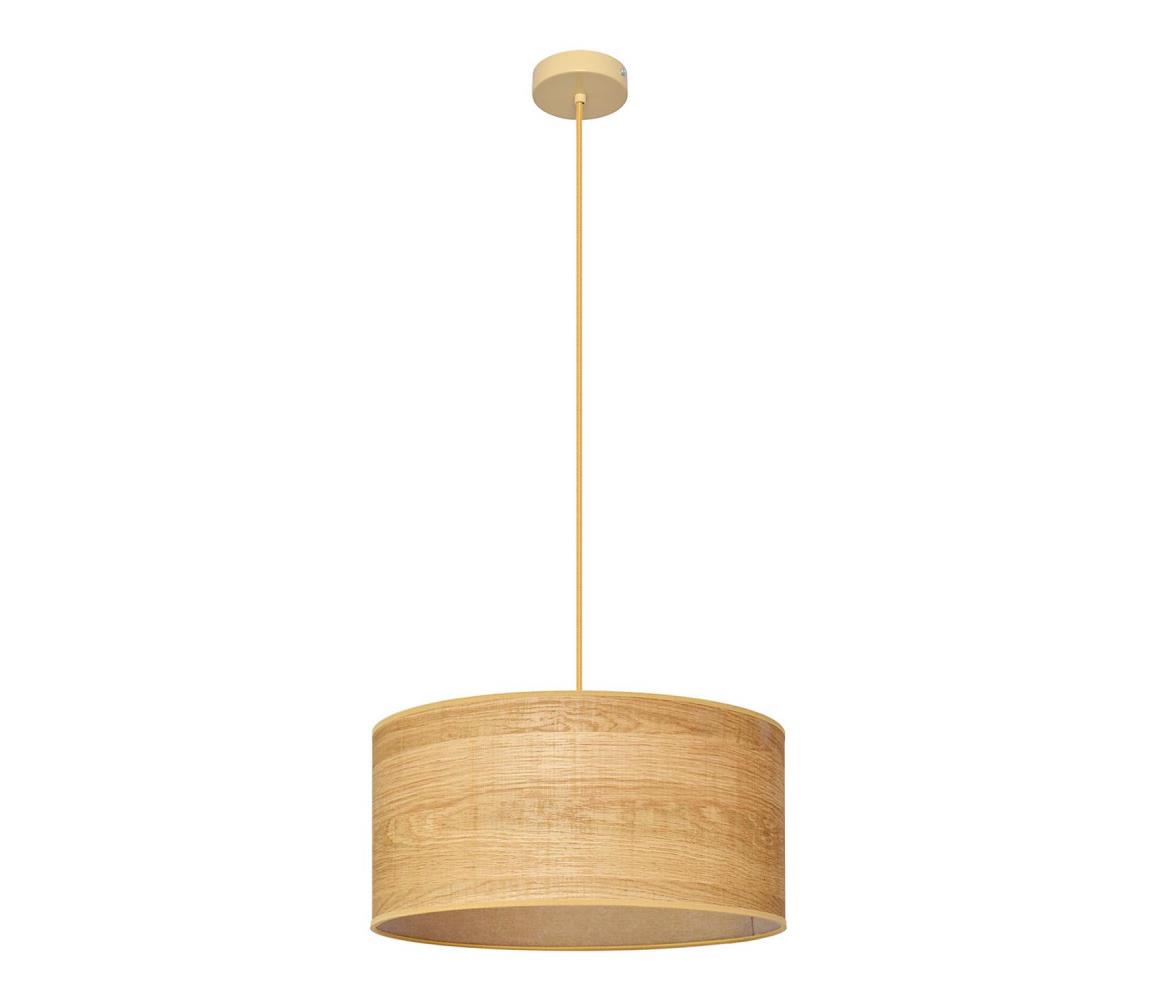 Lustră pe cablu ALBA 1xE27/60W/230V d. 40 cm maro