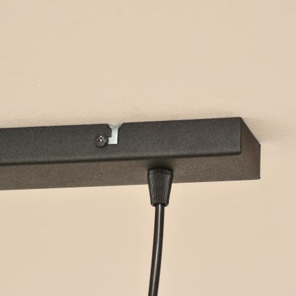 Lustră pe cablu ALBA 2xE27/15W/230V gri