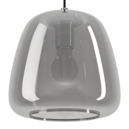 Lustră pe cablu 5xE27/40W/230V gri Eglo