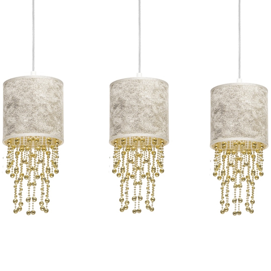 Lustră pe cablu ALMERIA 3xE27/60W/230V