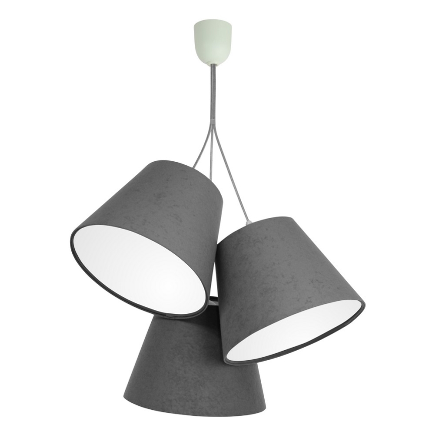 Lustră pe cablu AMBROSIA 3xE27/60W/230V