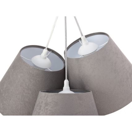 Lustră pe cablu AMBROSIA 3xE27/60W/230V