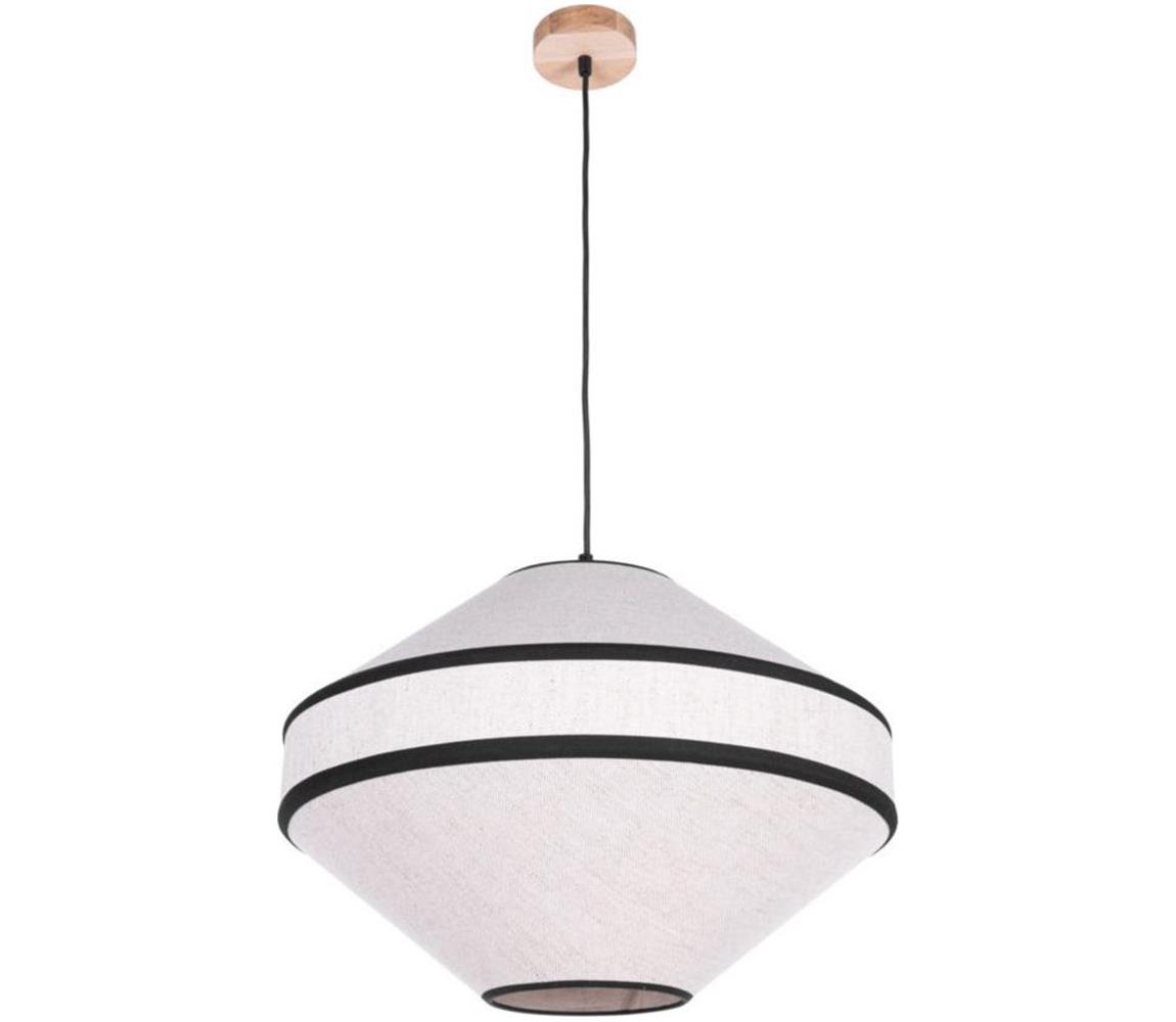 Lustră pe cablu AMIGO 1xE27/60W/230V stejar  16991174