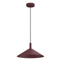 Lustră pe cablu ANEGA, 1x soclu GX53, 15 W, 230 V, diametru 30 cm, burgund
