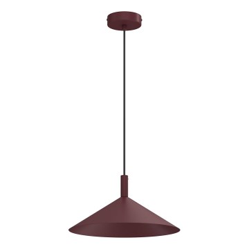 Lustră pe cablu ANEGA, 1x soclu GX53, 15 W, 230 V, diametru 30 cm, burgund