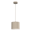 Lustră pe cablu ARDEN 1xE27/15W/230V Ø 18 cm bej