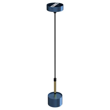 Lustră pe cablu ARENA 1xGX53/11W/230V albastră/aurie