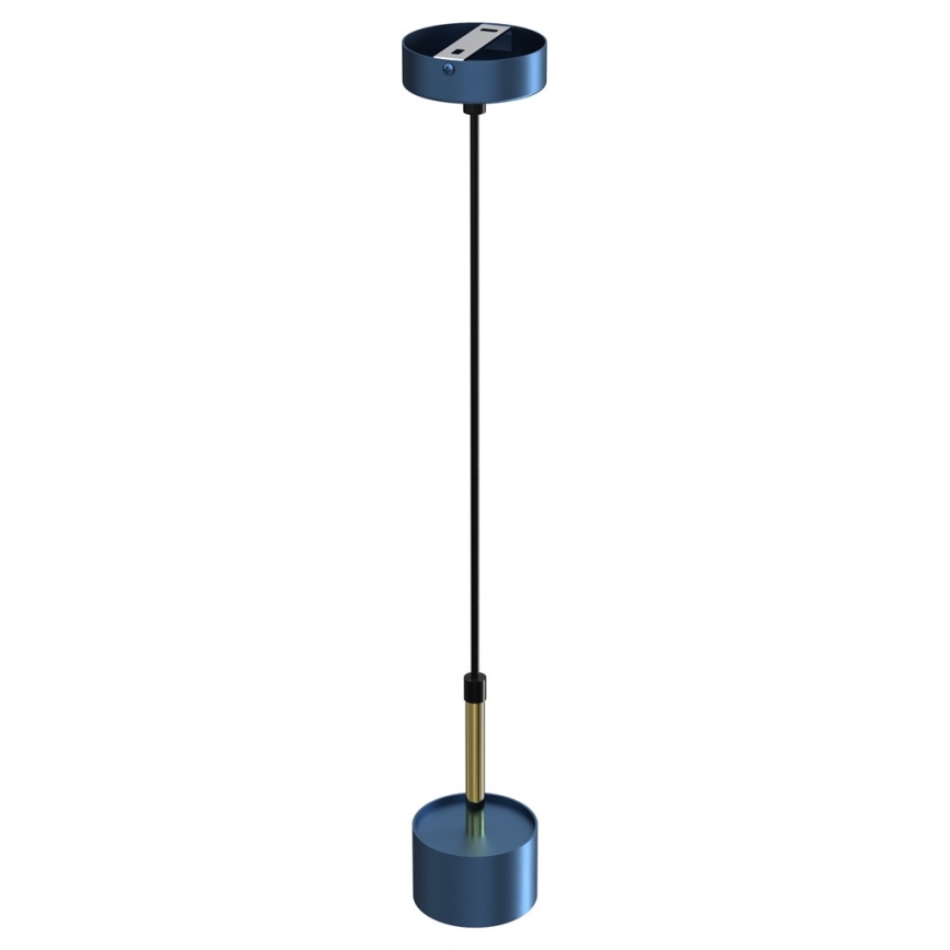 Lustră pe cablu ARENA 1xGX53/11W/230V albastră/aurie