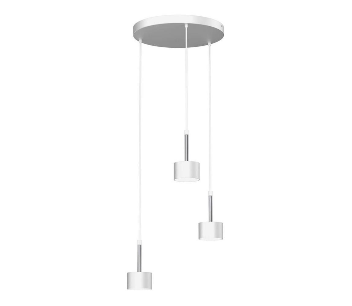 Lustră pe cablu ARENA 3xGX53/11W/230V albă/crom