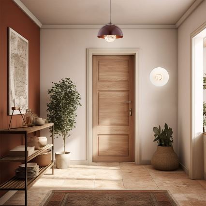 Lustră pe cablu Argon 8444 PIAVA 1xE14/7W/230V maro