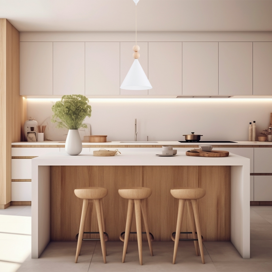 Lustră pe cablu Argon 8632 KEGEL 1xE27/15W/230V alb