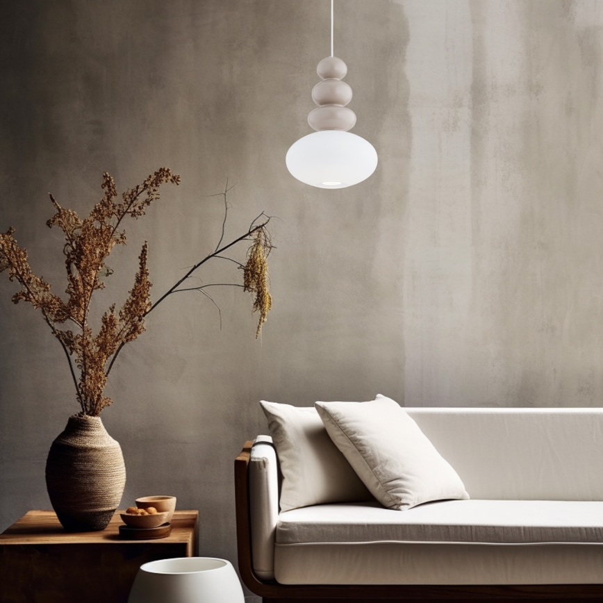 Lustră pe cablu Argon 8819 DIEGO 1xGU10/5W/230V alb/gri