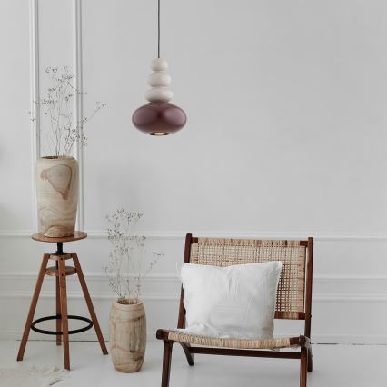 Lustră pe cablu Argon 8820 DIEGO 1xGU10/5W/230V maro/gri