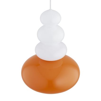 Lustră pe cablu Argon 8822 DIEGO 1xGU10/5W/230V alb/portocaliu