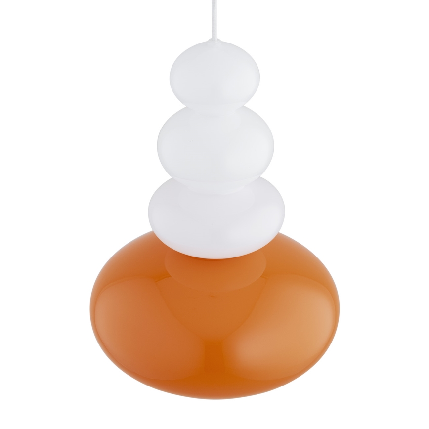 Lustră pe cablu Argon 8822 DIEGO 1xGU10/5W/230V alb/portocaliu