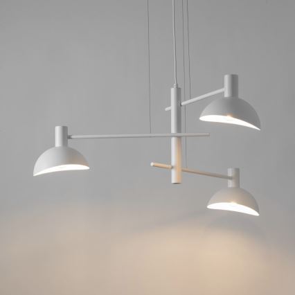 Lustră pe cablu ARTIS 3xE14/40W/230V alb