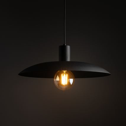 Lustră pe cablu ASTRA 1xE27/15W/230V d. 41 cm negru