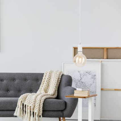 Lustră pe cablu ASTRID 1xE27/60W/230V alb