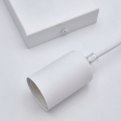 Lustră pe cablu ASTRID 1xE27/60W/230V alb