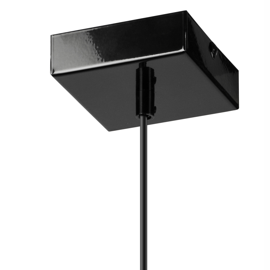 Lustră pe cablu ASTRID 1xE27/60W/230V negru lucios