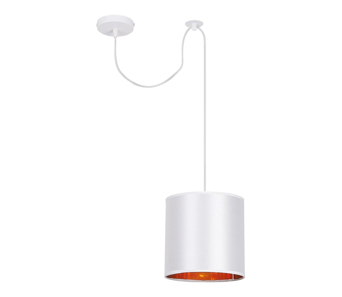 Lustră pe cablu ATLANTA 1xE27/40W/230V alb