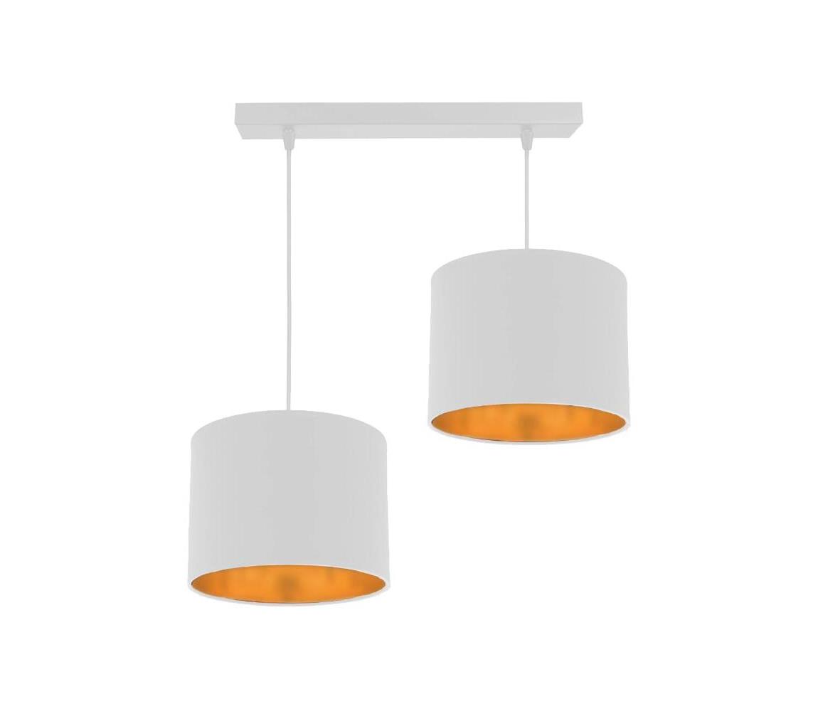 Lustră pe cablu ATLANTA 2xE27/40W/230V alb