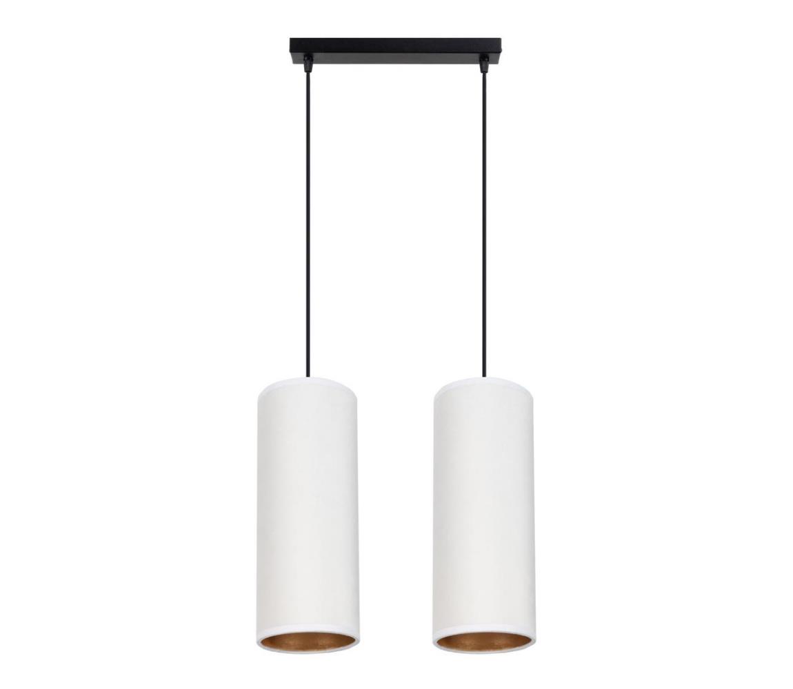 Lustră pe cablu AVALO 2xE27/60W/230V alb