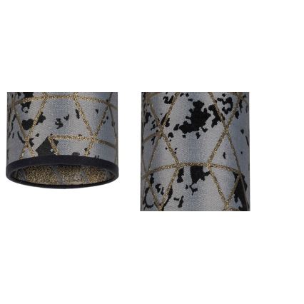 Lustră pe cablu AVALO 2xE27/60W/230V d. 20 cm gri/negru