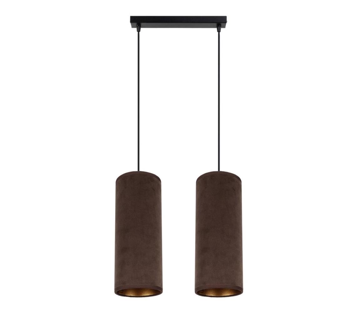 Lustră pe cablu AVALO 2xE27/60W/230V maro