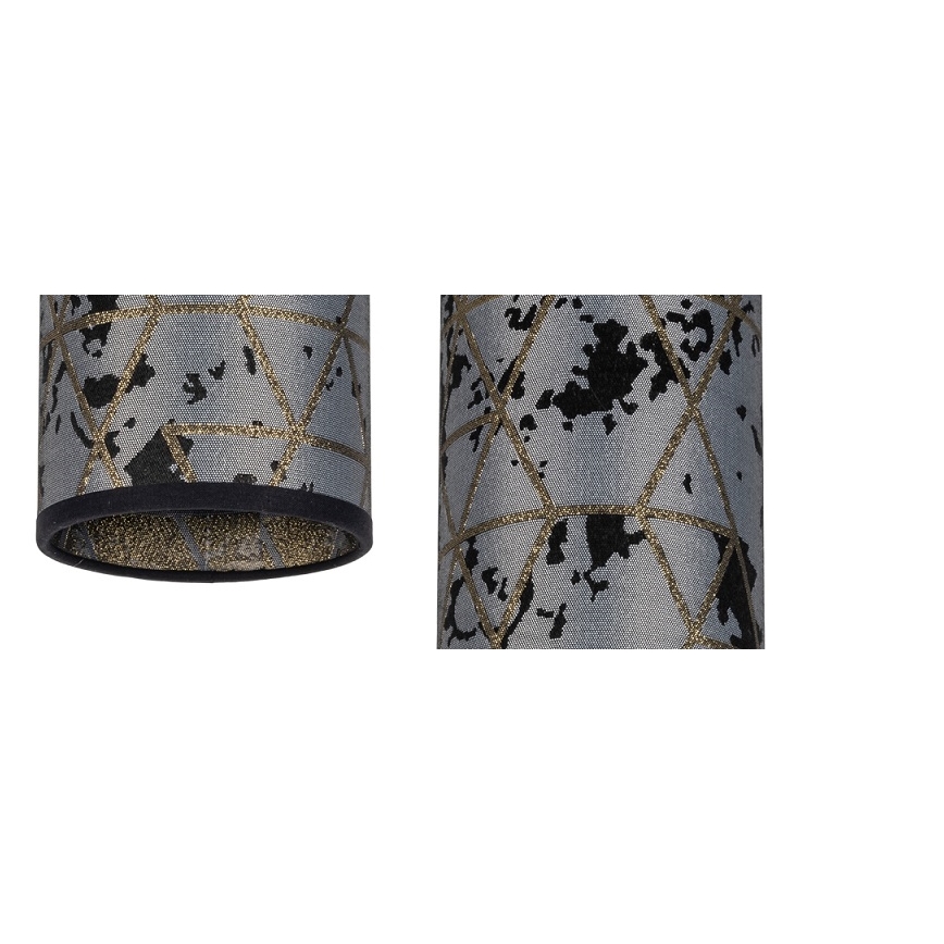 Lustră pe cablu AVALO 3xE27/60W/230V gri/negru