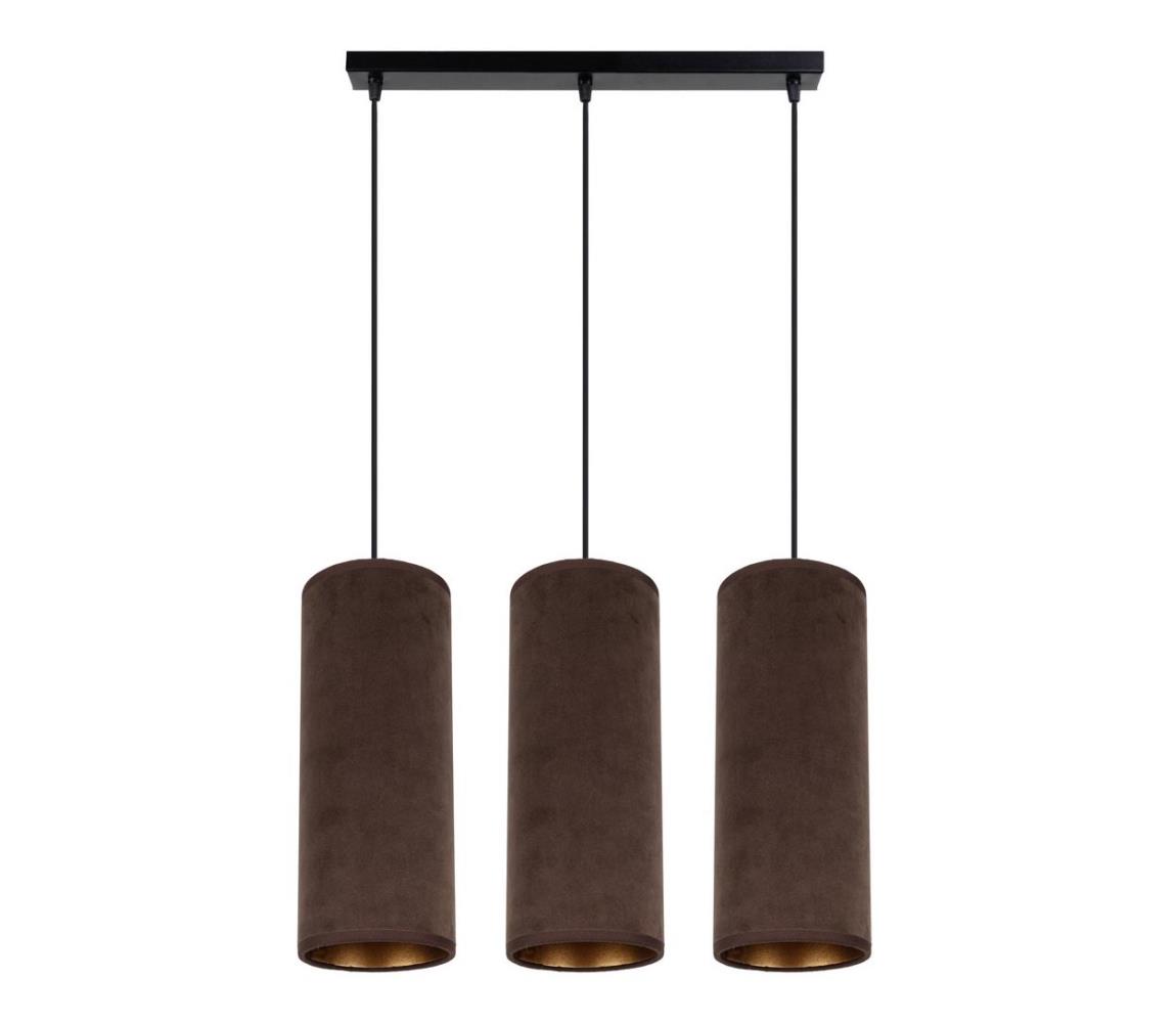 Lustră pe cablu AVALO 3xE27/60W/230V maro