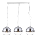 Lustră pe cablu BALL 3xE27/40W/230V Azzardo AZ4751