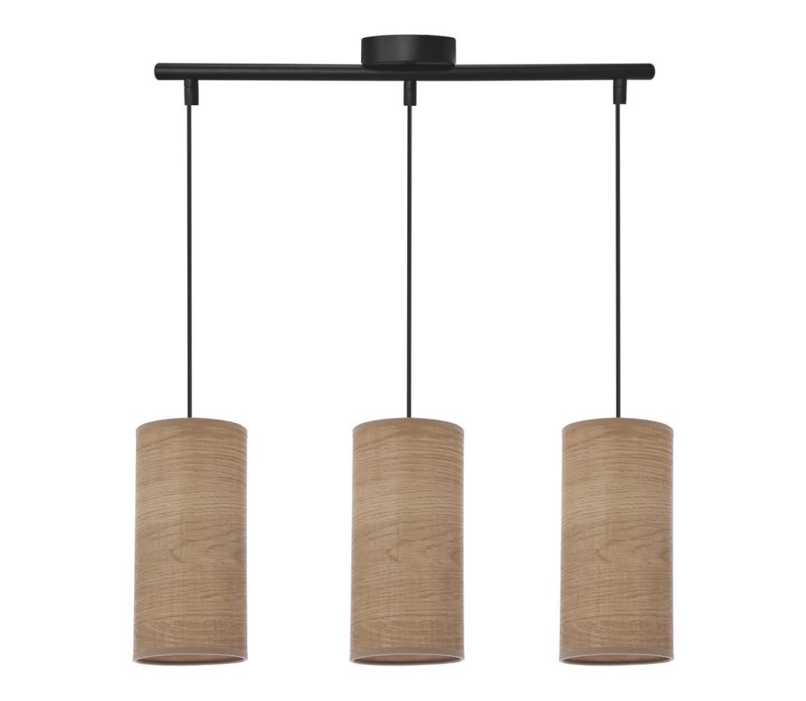 Lustră pe cablu BALLO 3xE27/60W/230V maro