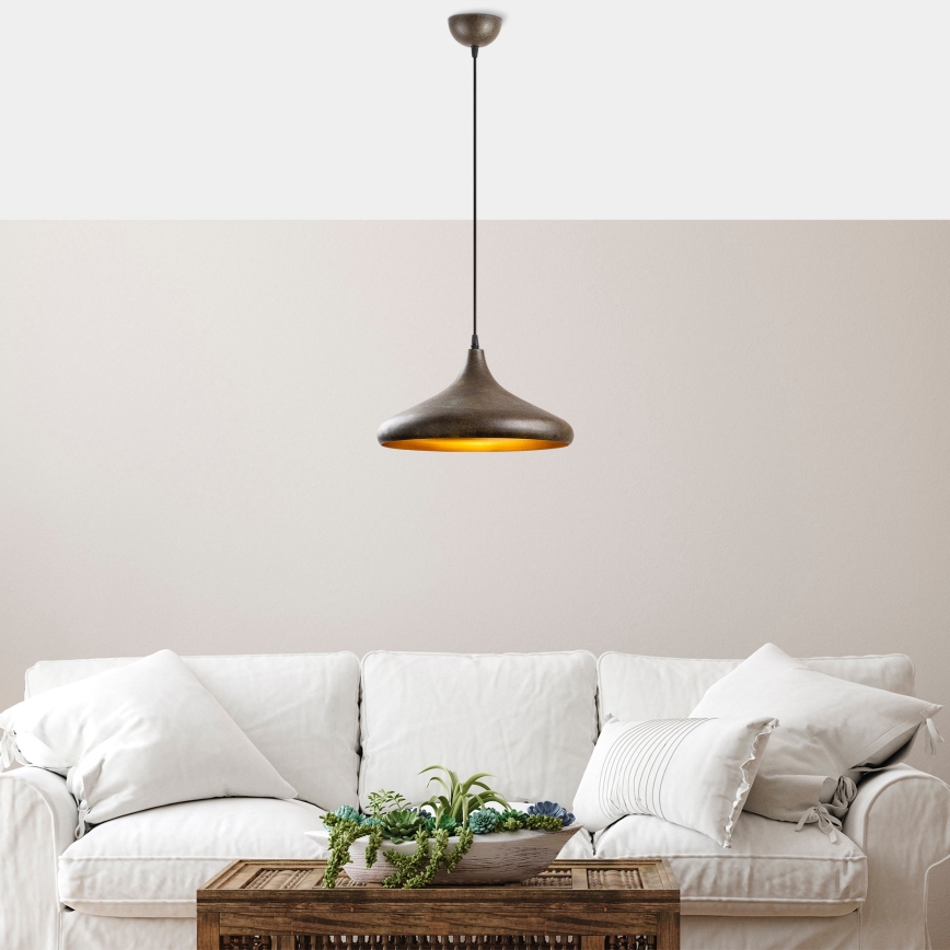 Lustră pe cablu BAREK 1xE27/40W/230V gri