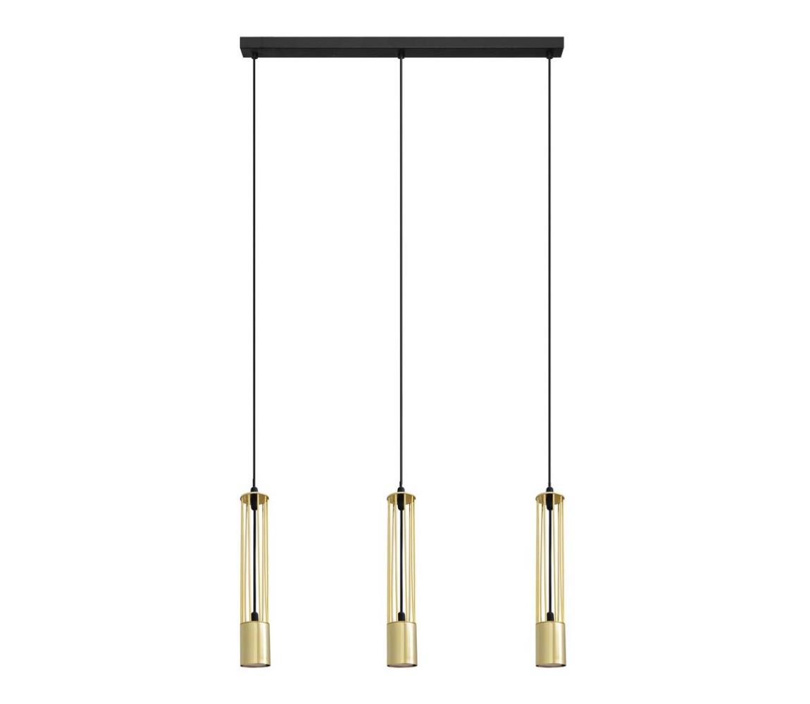 Lustră pe cablu BARS 3xGU10/20W/230V aurie