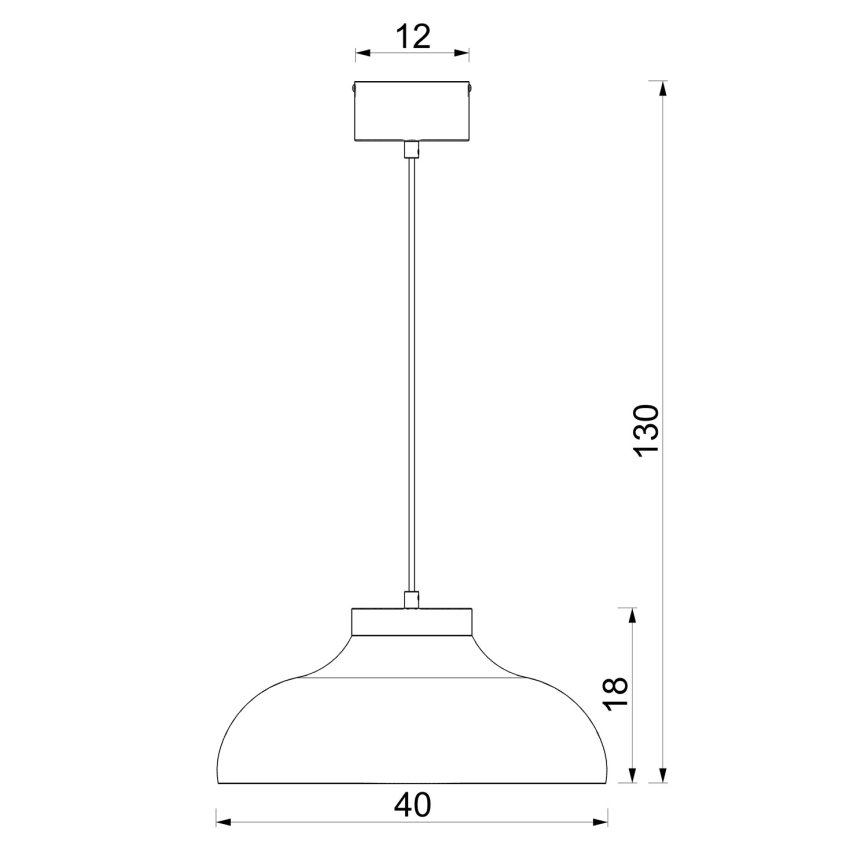 Lustră pe cablu BASCA 1xE27/15W/230V crem/vișiniu